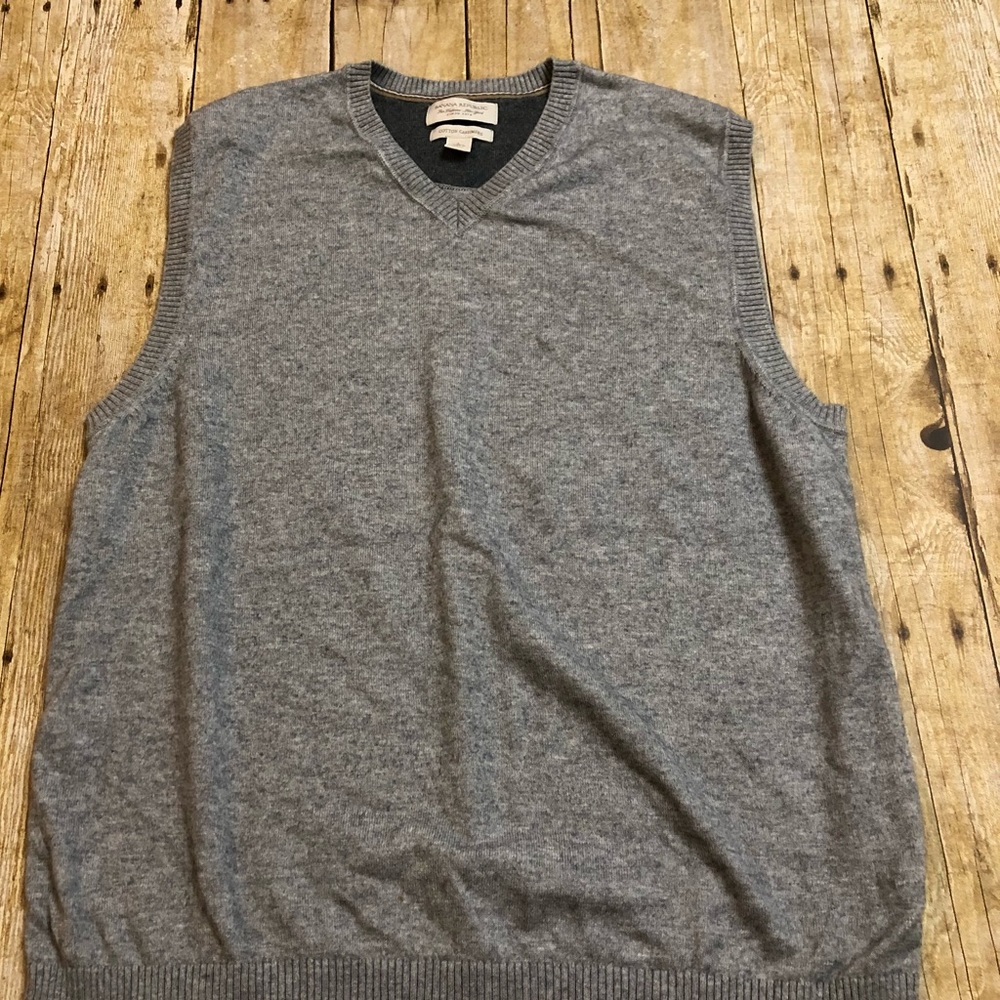 Banana republic men’s cotton cashmere vest SOFT